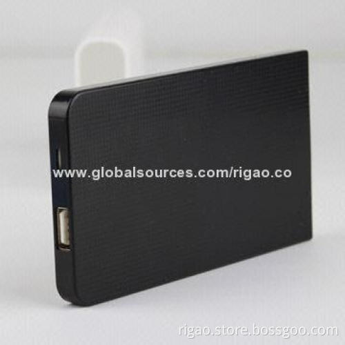 4000mAh/LEDs emergency portable USB mobile external power bank for iPhone 5g